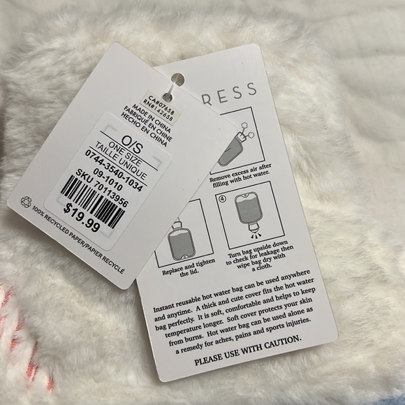 NWT HOT WATER BAG WITH BOBA COVER - Picture 2 of 4